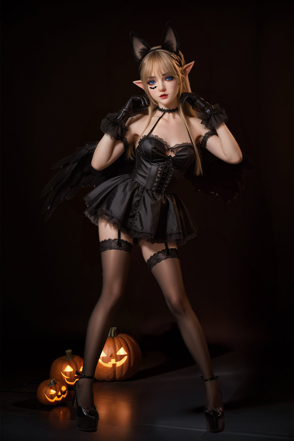 SY Doll - 150cm/4ft11 Full Silicone ROS Head Halloween Sex Doll - Riana