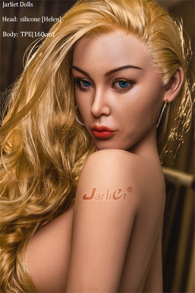 Jarliet | US In Stock 5ft2/160cm Light Tan Sex Doll Silicone Head - Helen