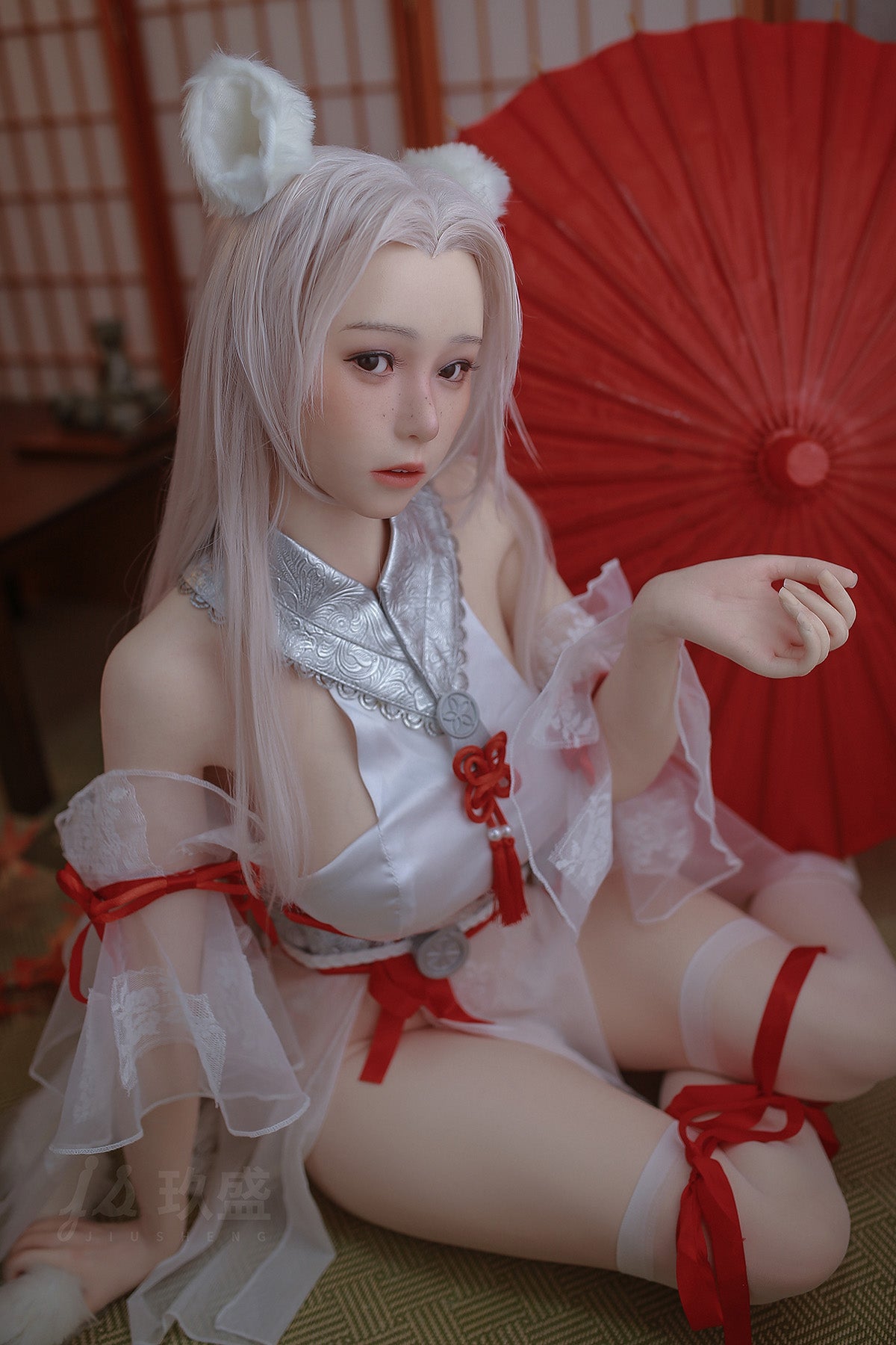 Jiuesheng Doll | 152cm/4ft11 E Cup Full Silicone ROS Head Movable Jaw Sex Doll- Yume