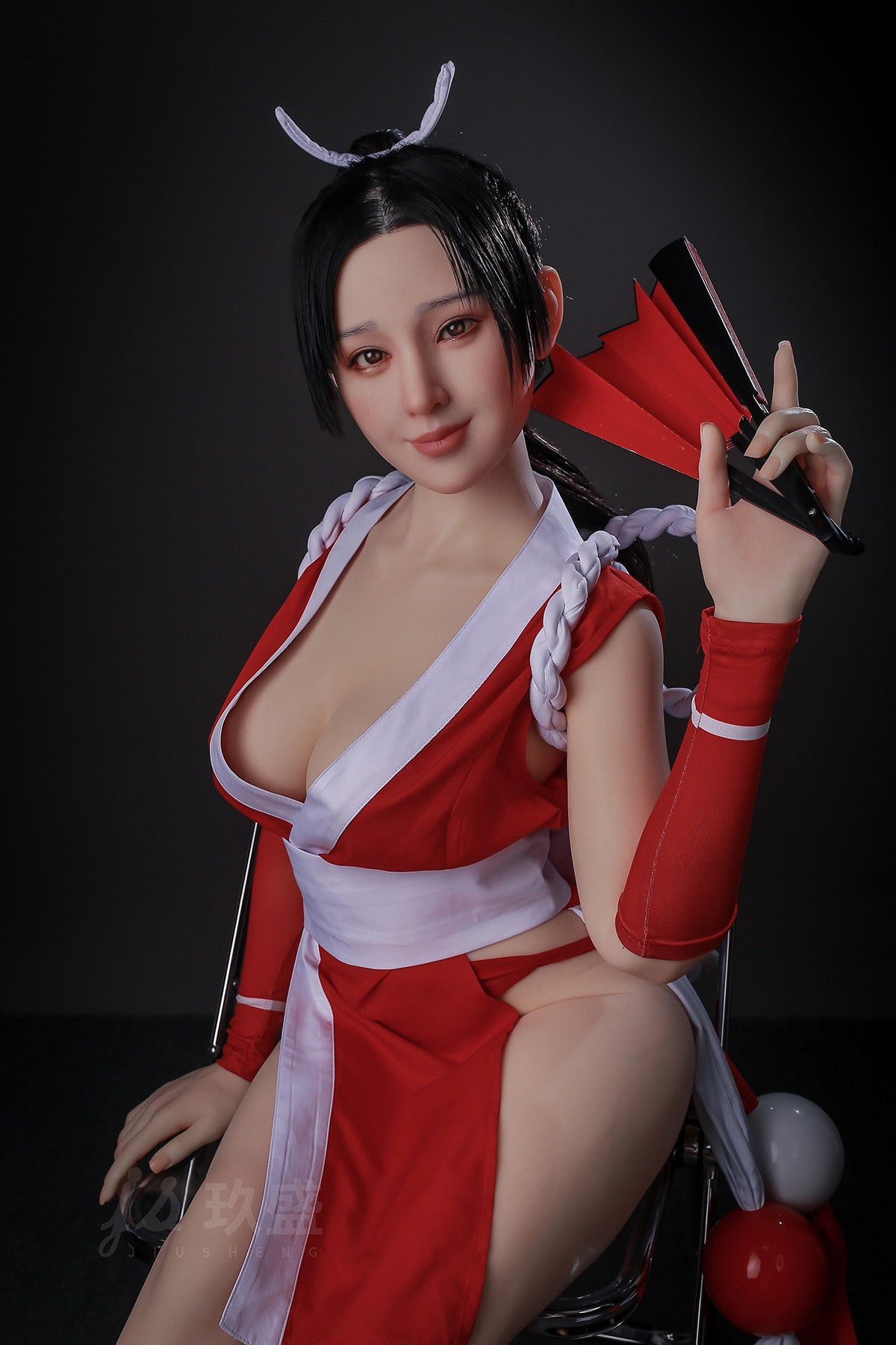 Jiusheng Doll- 158cm(5ft2) D Cup Full Silicone Cos Mai Shiranui Sex Doll- Pamela