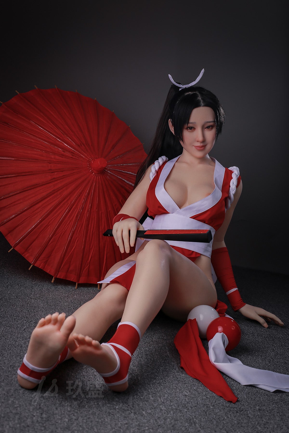 Jiusheng Doll- 158cm(5ft2) D Cup Full Silicone Cos Mai Shiranui Sex Doll- Pamela