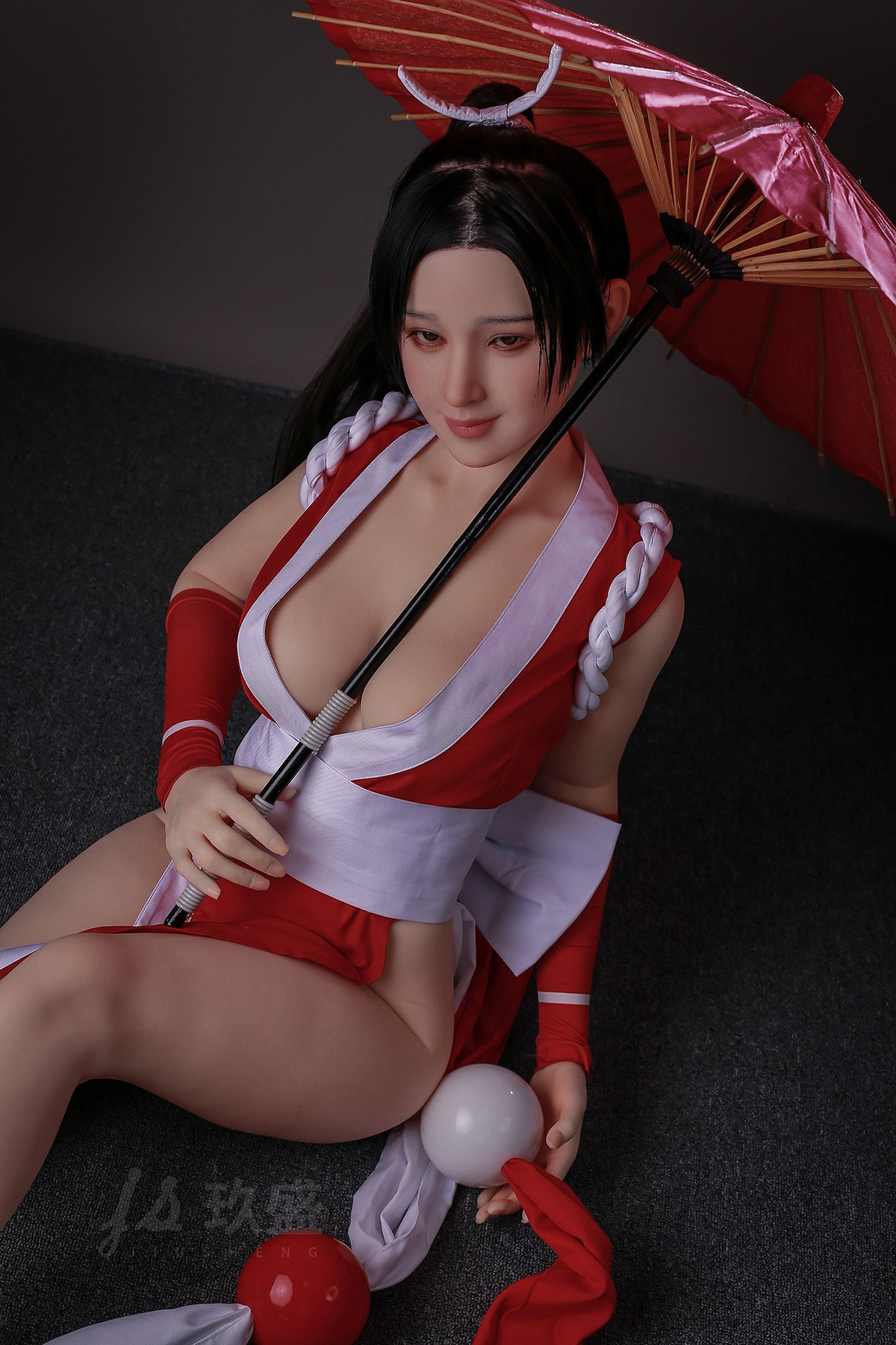 Jiusheng Doll- 158cm(5ft2) D Cup Full Silicone Cos Mai Shiranui Sex Doll- Pamela