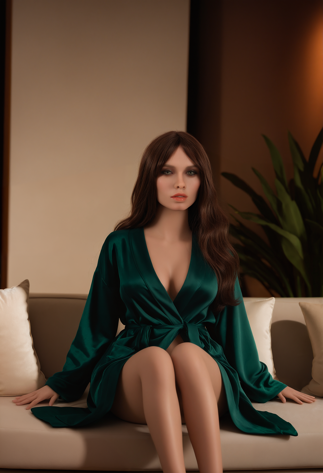 AIBEI Doll- 151cm(4ft11) Silicone Head Real Love Doll - Cora