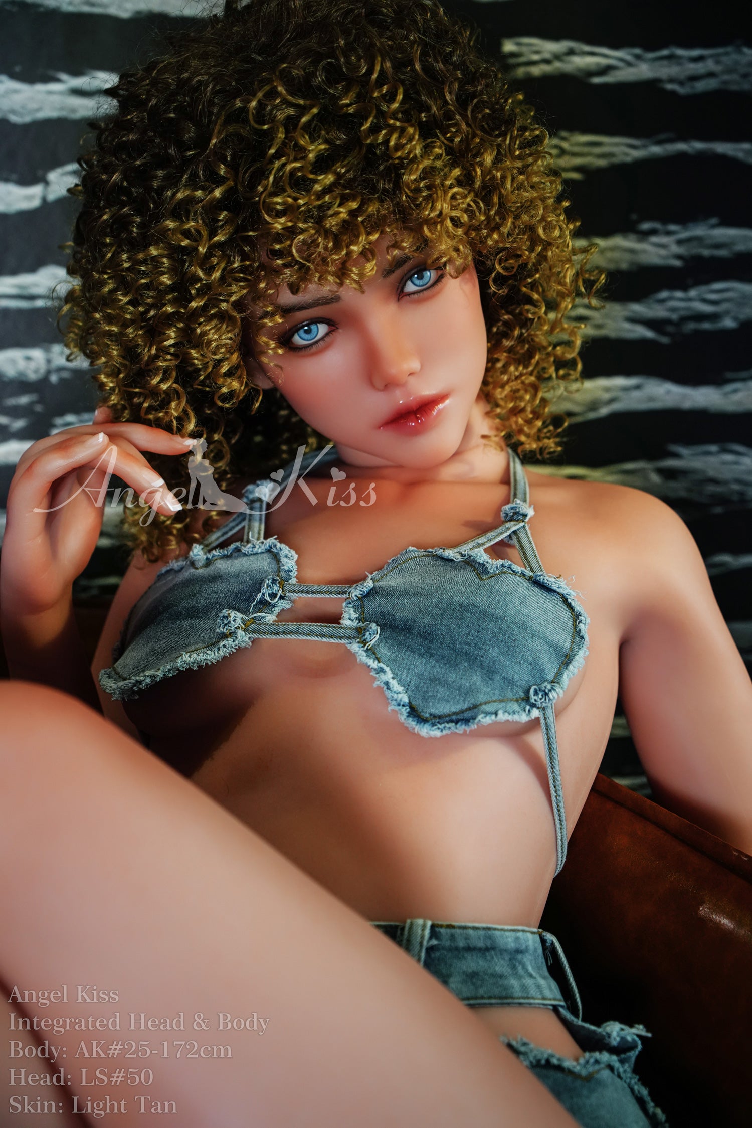 WM Doll- 172cm(5ft8) Full Silicone Blue Eyes Medium Breast Sex Doll- Hanna