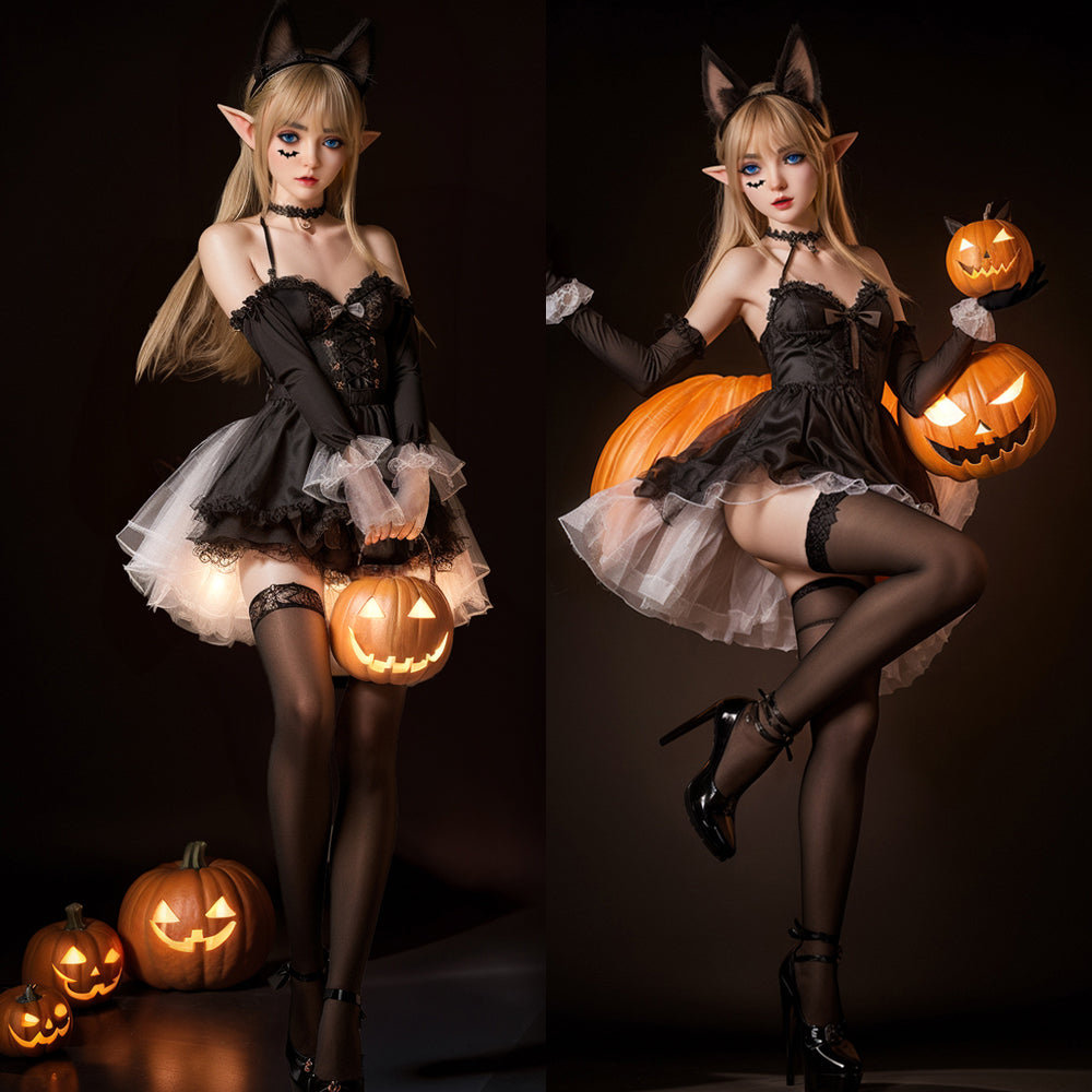 SY Doll - 150cm/4ft11 Full Silicone ROS Head Halloween Sex Doll - Riana