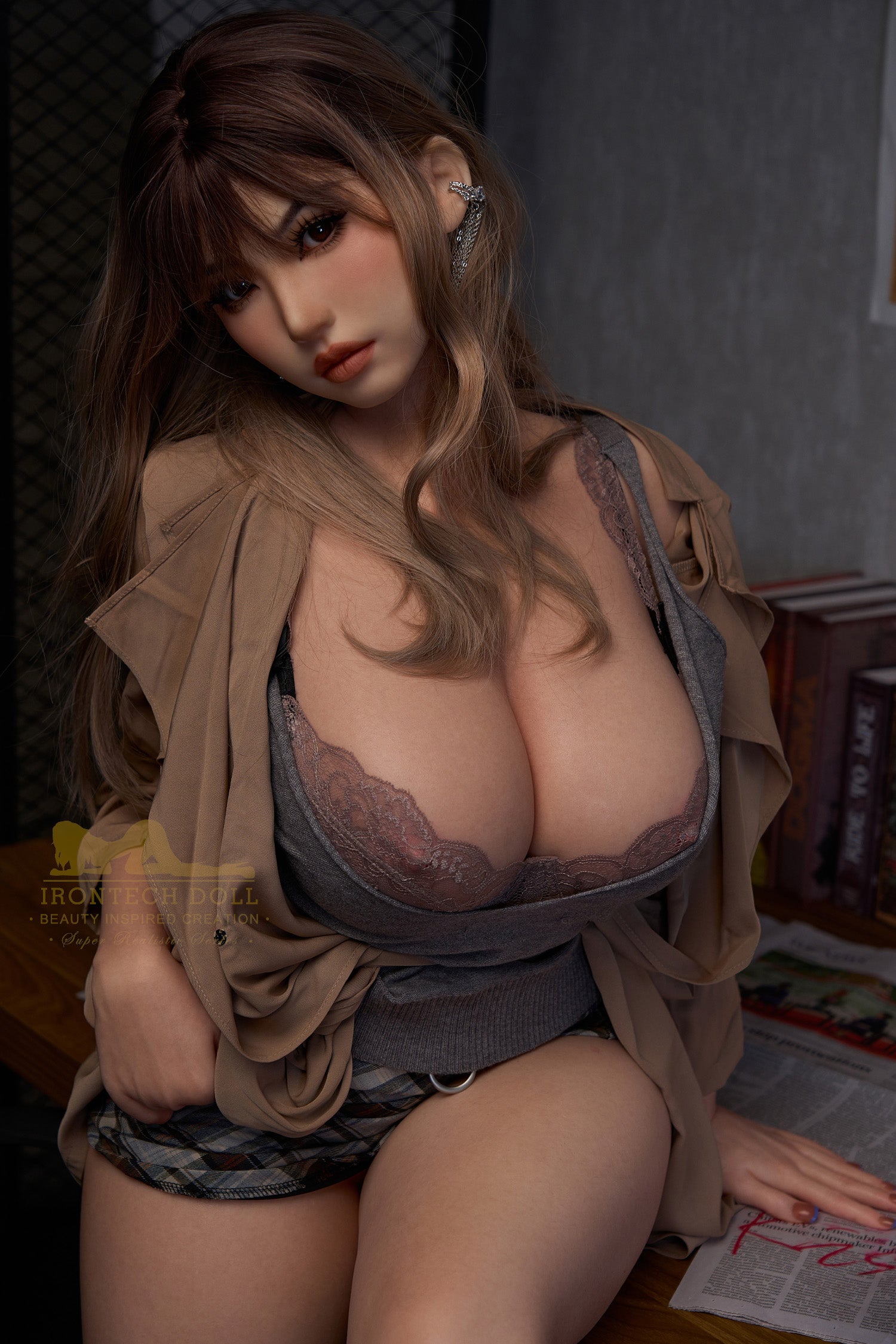 IronTech | 5ft3/162cm Full Silicone Sex Doll - Abby