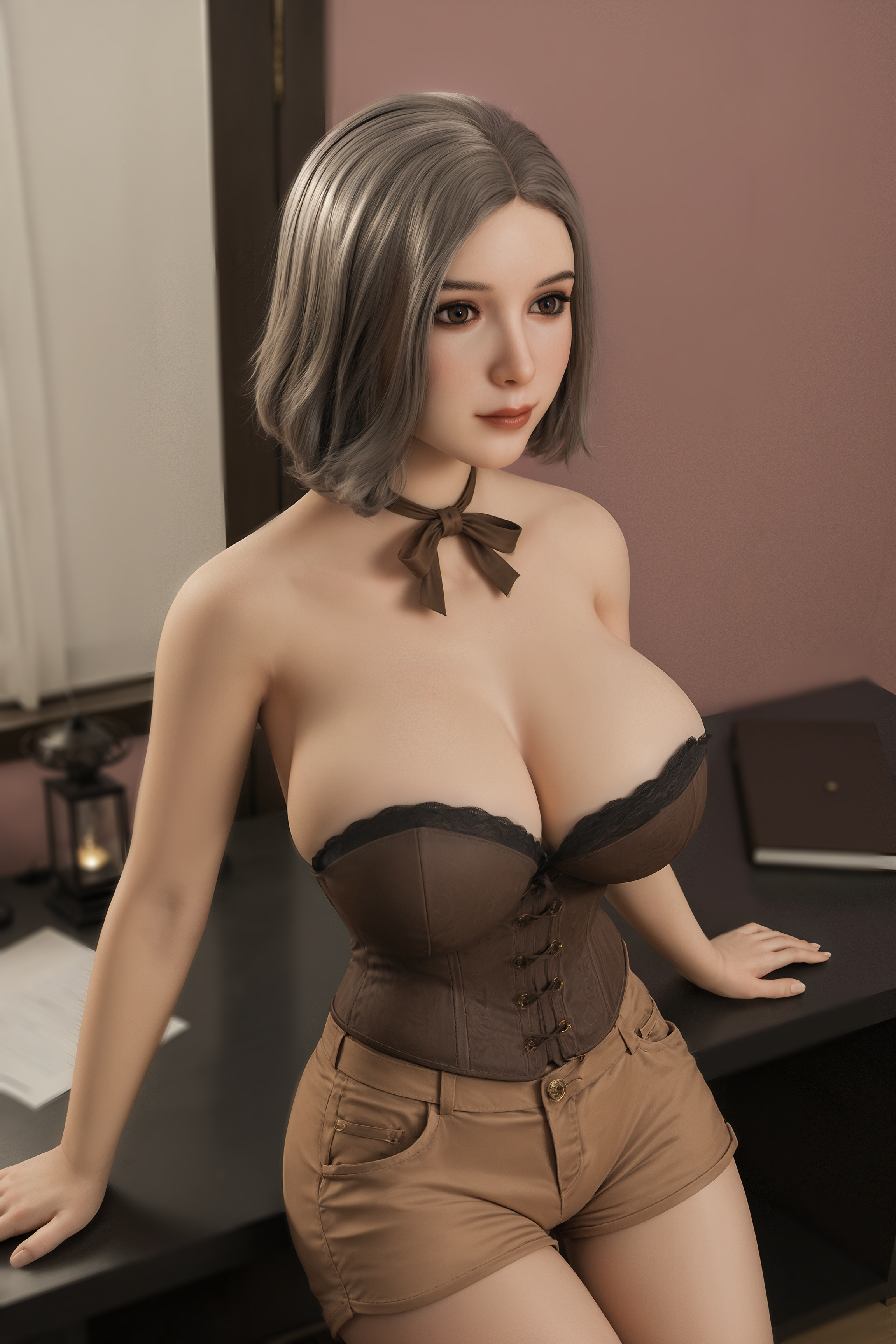 AIBEI Doll | 153cm/5ft0 BBW Chubby Silicone Head Sex Doll - Wendy