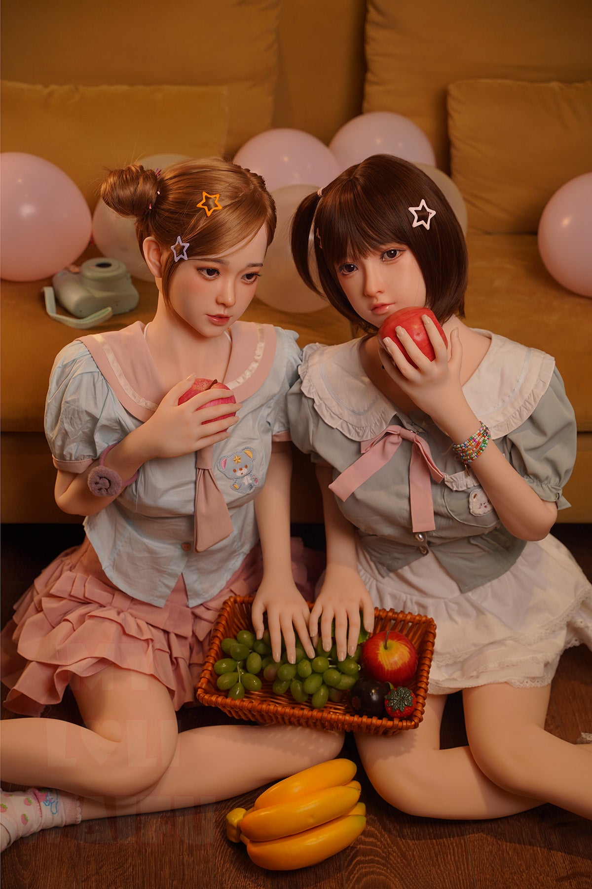 MLW Doll- B Cup Silicone Head Asian Twins Sex Doll- Mia&Haruki