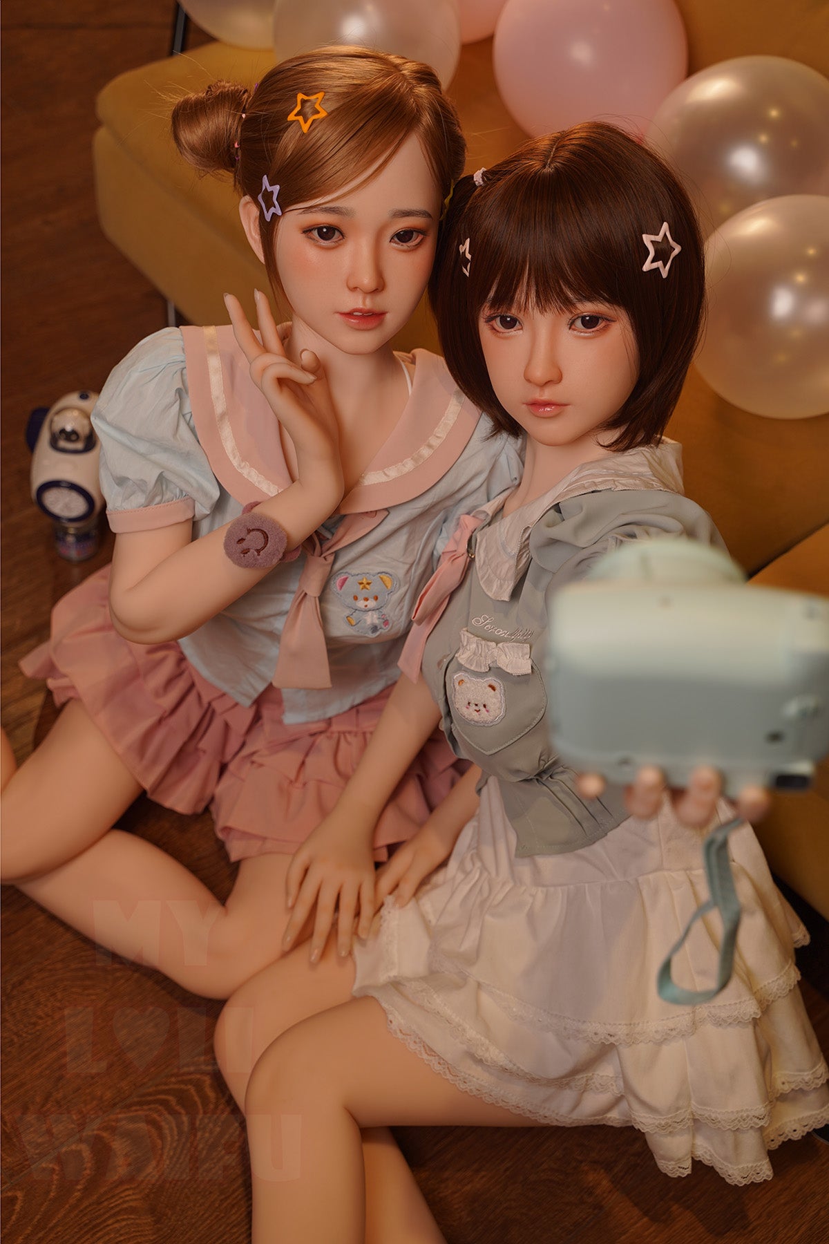 MLW Doll- B Cup Silicone Head Asian Twins Sex Doll- Mia&Haruki