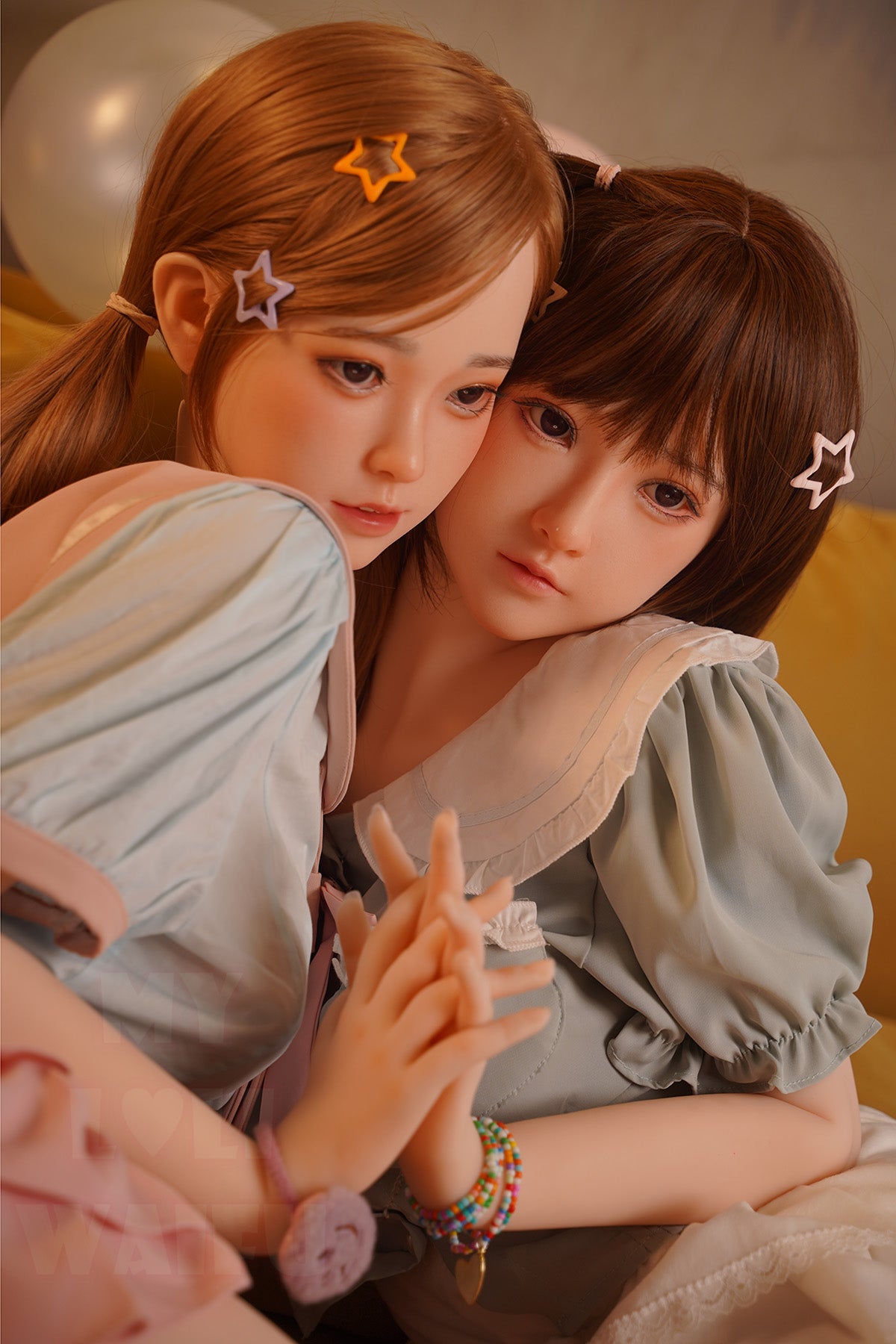 MLW Doll- B Cup Silicone Head Asian Twins Sex Doll- Mia&Haruki