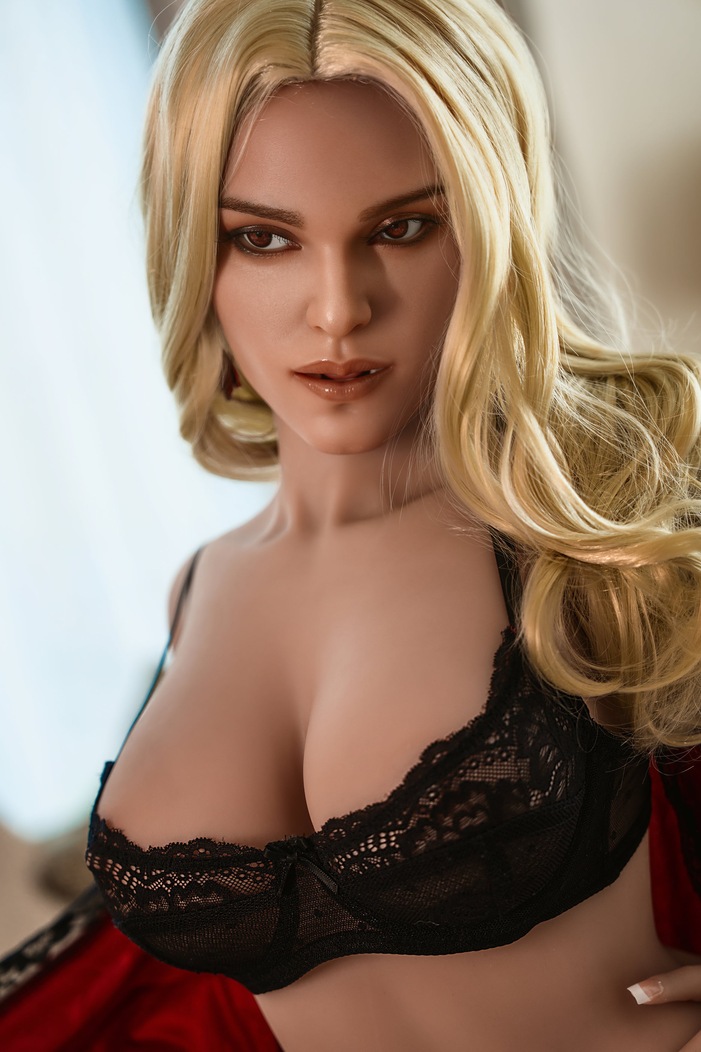 AIBEI Doll-166cm/5ft5 Big Breast Silicone Head Movable Jaw Sex Doll- Tiffiny