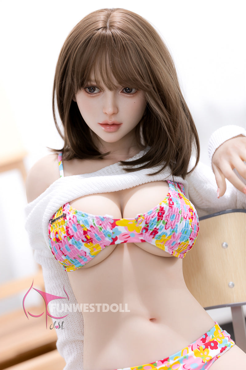 Funwest Doll- 152cm(4ft11) D Cup Asian Girl White Skin Sex Doll- Lily