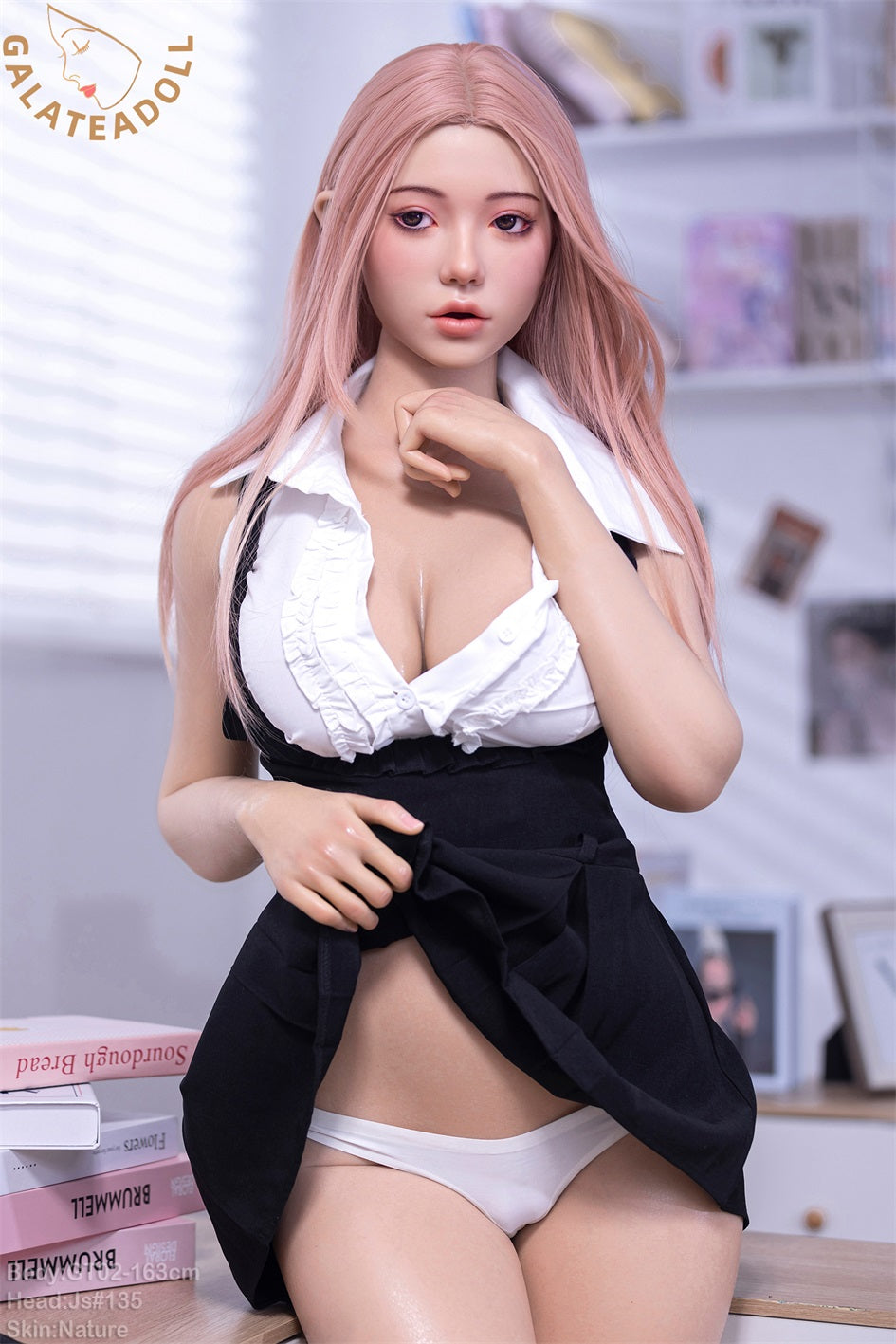 Galatea Doll- 163cm/5ft4 D Cup Full Silicone Movable Jaw Sex Doll - Eina