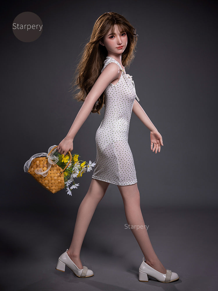 Starpery Doll - 151cm(4ft11) Small Breast Asian Girl Full Silicone Sex Doll - Yufan