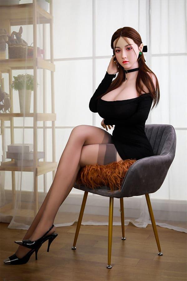 168cm (5' 6") H-Cup Big Boobs Silicone Head Sex Doll - Modesty - SuperLoveDoll