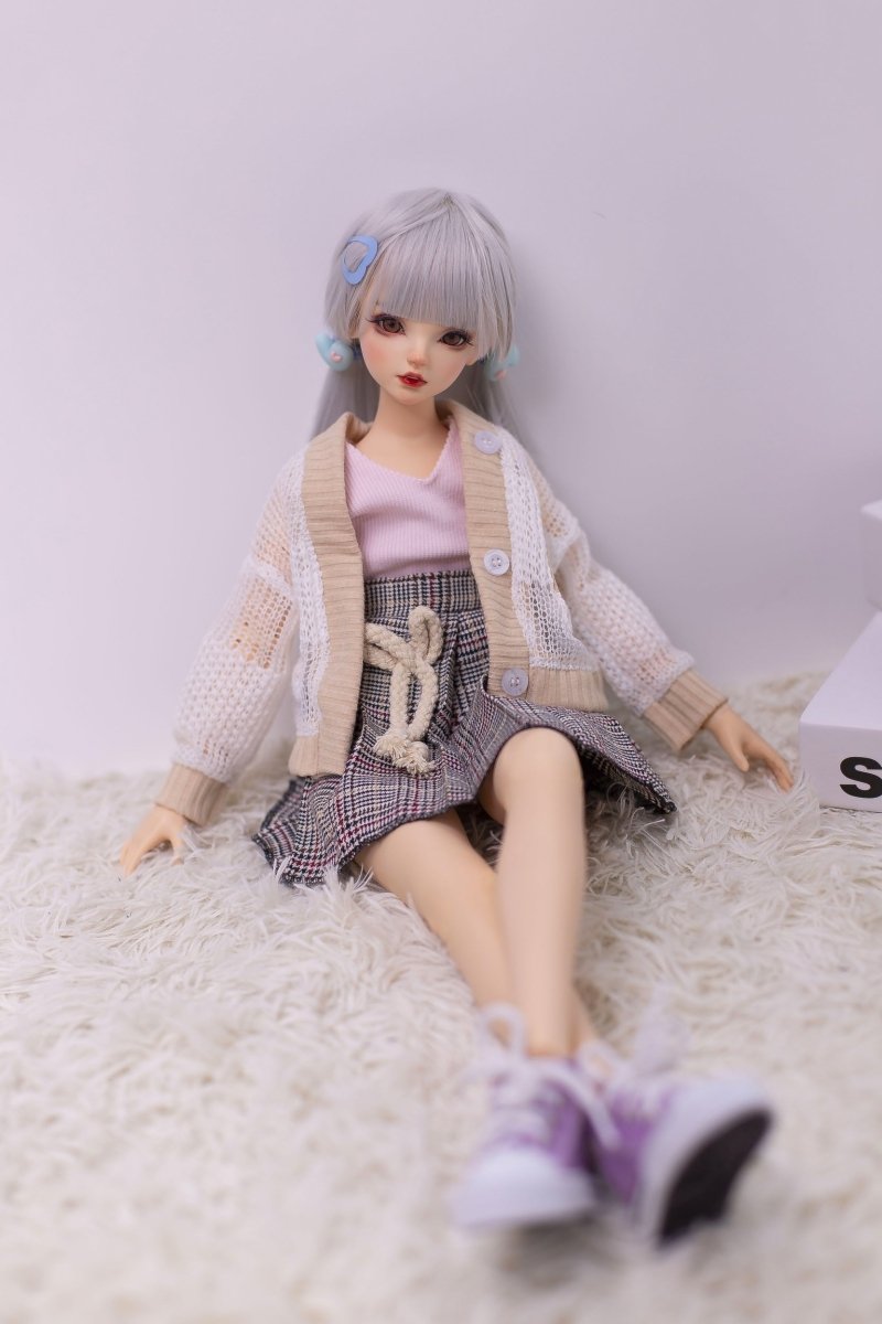 40cm Anime ACG Sex Doll Gray Hair - SuperLoveDoll