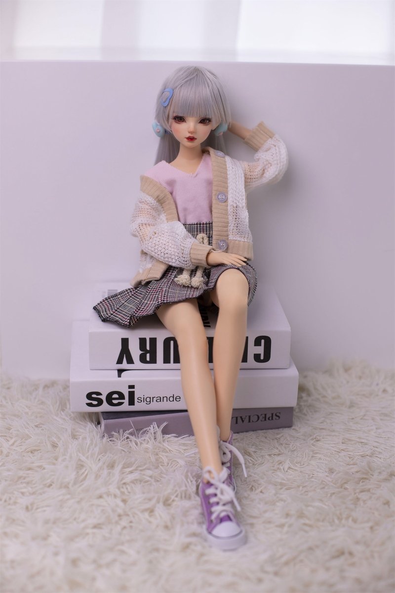 40cm Anime ACG Sex Doll Gray Hair - SuperLoveDoll