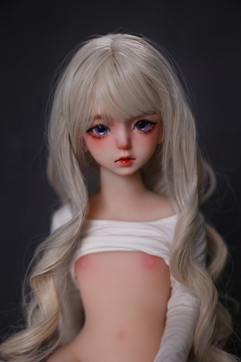 50cm/19.6in Flat Breast Anime Comics ACG Sex Doll - Grey Hair - SuperLoveDoll