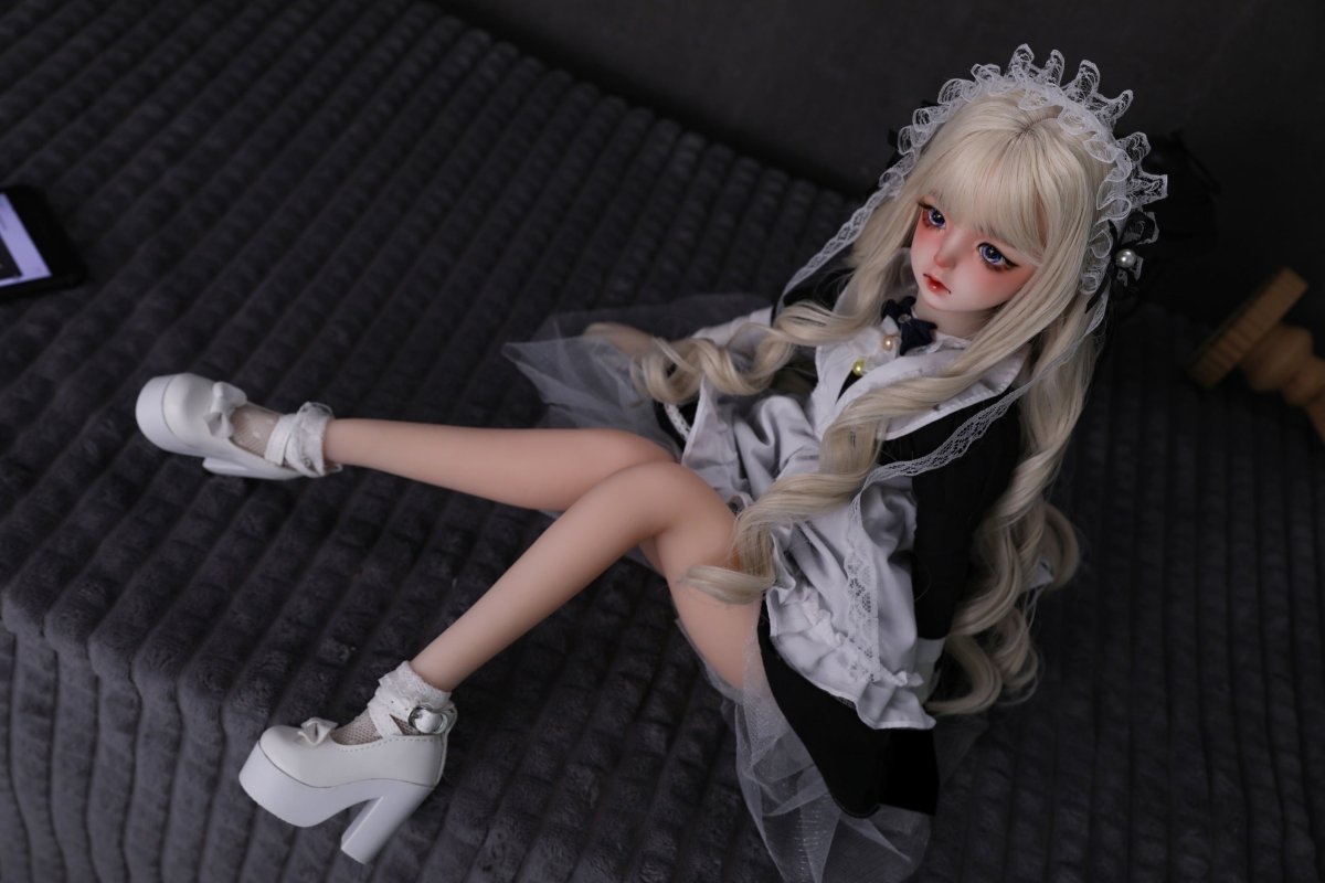 50cm/19.6in Flat Breast Anime Comics ACG Sex Doll - Grey Hair - SuperLoveDoll