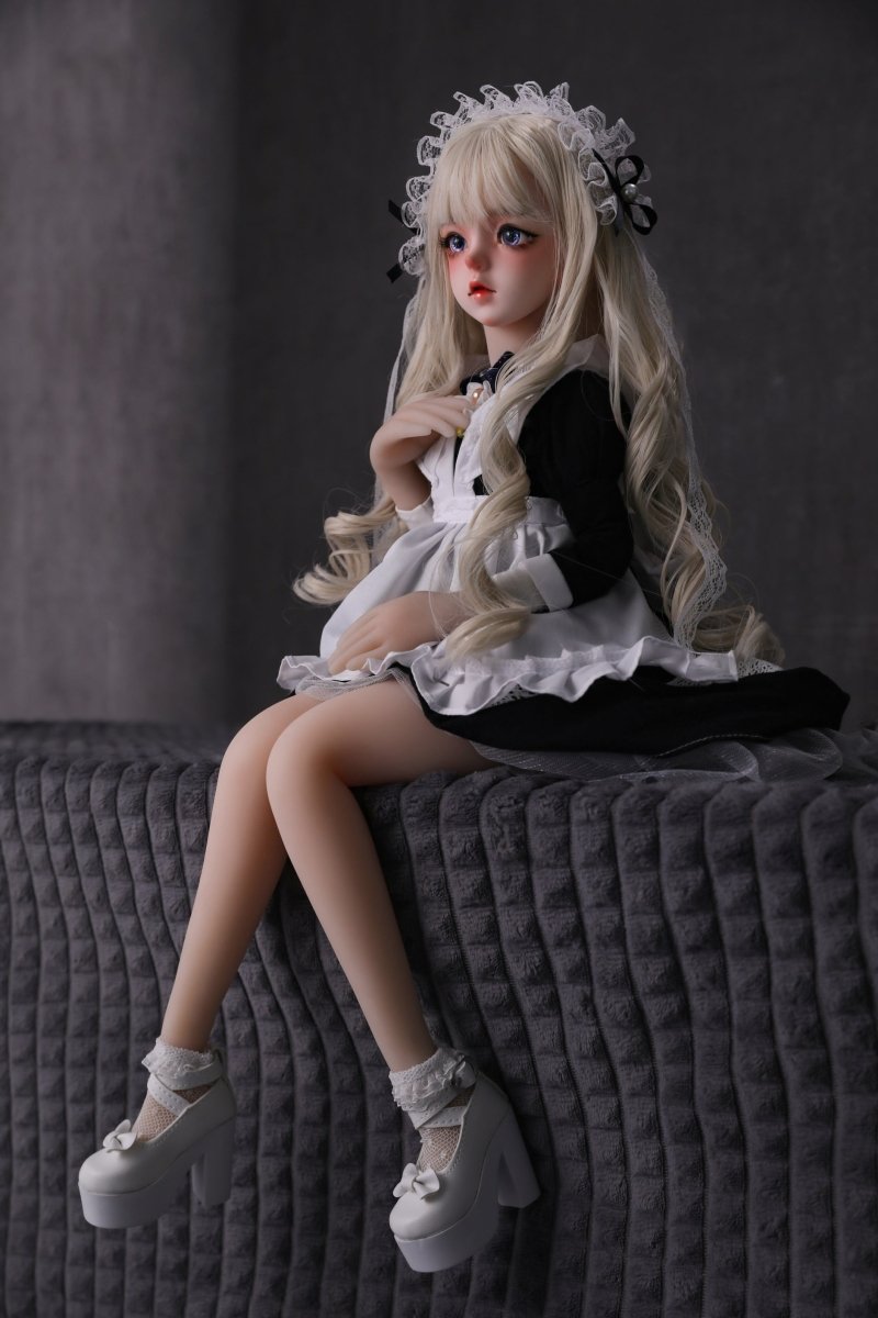 50cm/19.6in Flat Breast Anime Comics ACG Sex Doll - Grey Hair - SuperLoveDoll