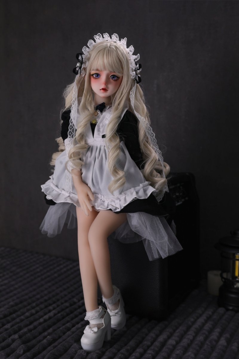 50cm/19.6in Flat Breast Anime Comics ACG Sex Doll - Grey Hair - SuperLoveDoll