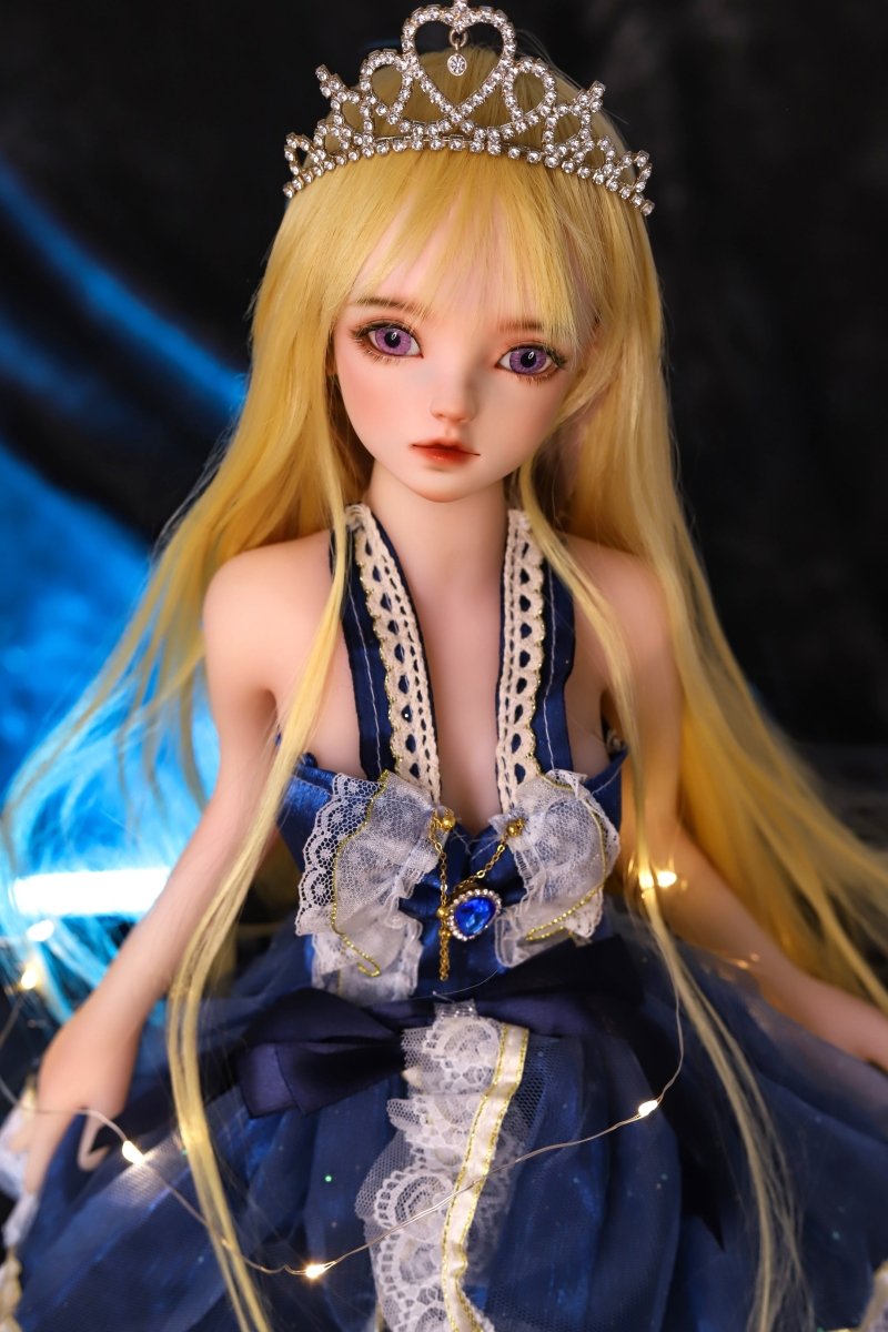 50cm/19.6in Small Breast Anime ACG Sex Doll - Gold Hair - SuperLoveDoll