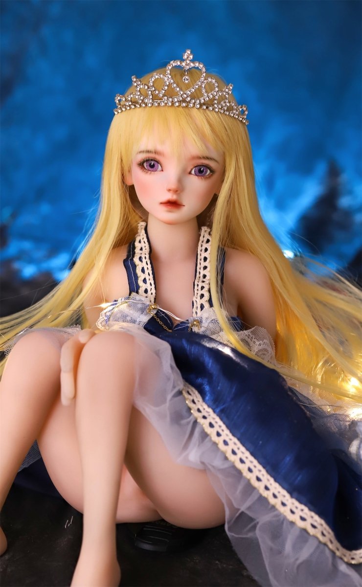 50cm/19.6in Small Breast Anime ACG Sex Doll - Gold Hair - SuperLoveDoll