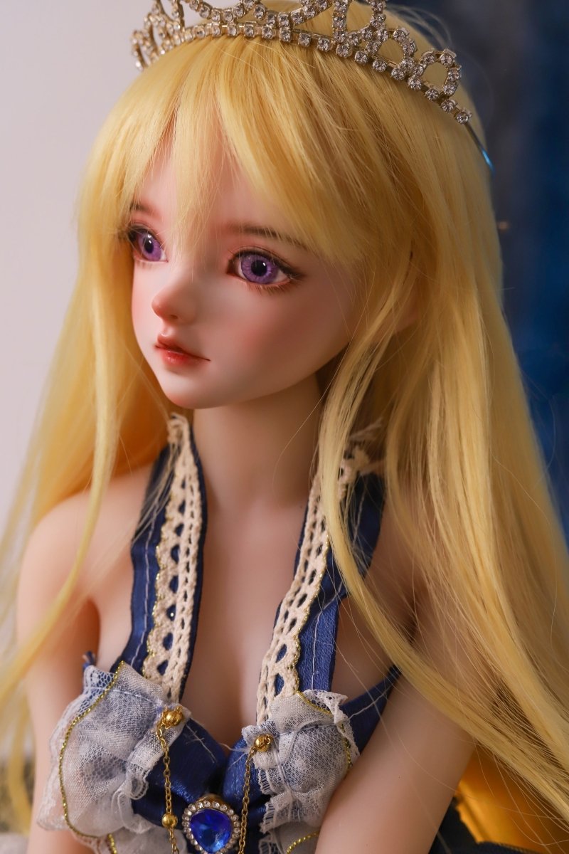 50cm/19.6in Small Breast Anime ACG Sex Doll - Gold Hair - SuperLoveDoll