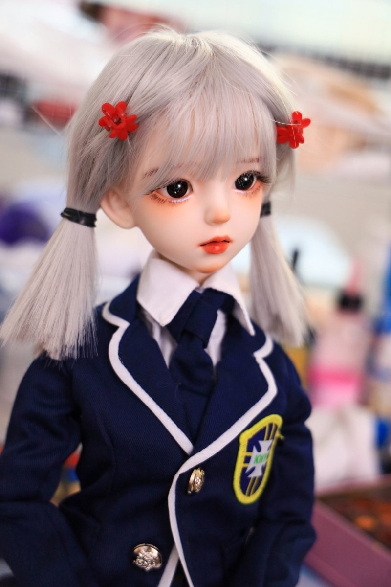 50cm/19.6in Small Breast Anime ACG Sex Doll - Grey Hair - SuperLoveDoll