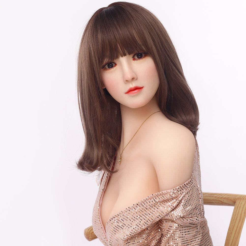 Super Love Doll | Mikami - 158cm (5ft2) Small Breast Japanese Style Sex Doll  With Maroon Hair -